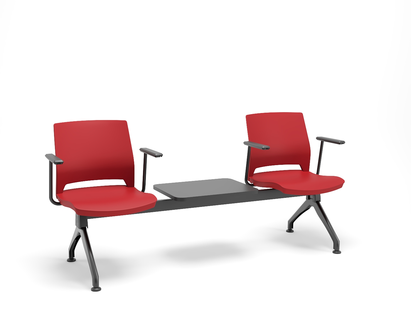 Longarina 2 Lugares com Mesa