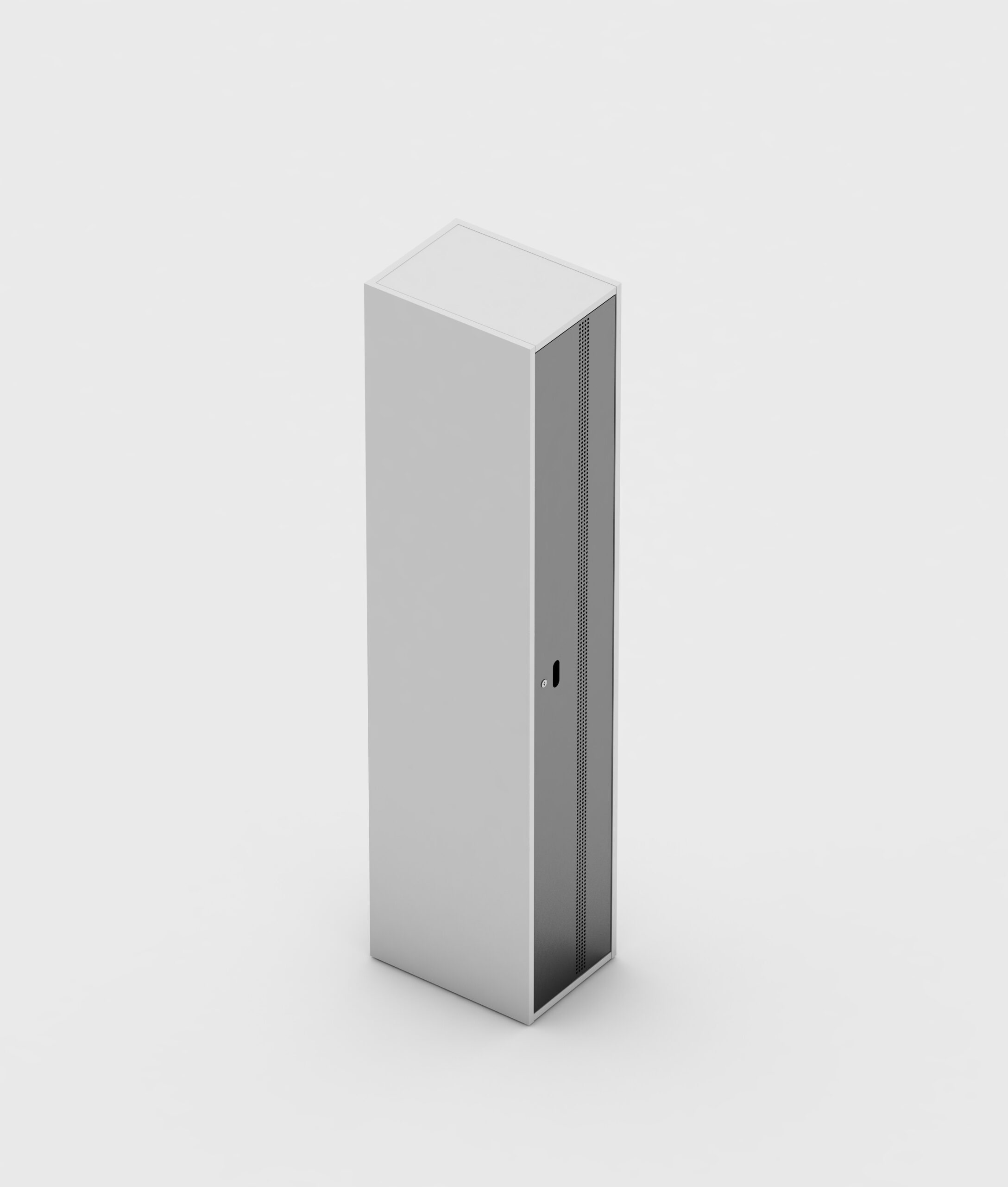 1 Porta Aço Fechadura Completo